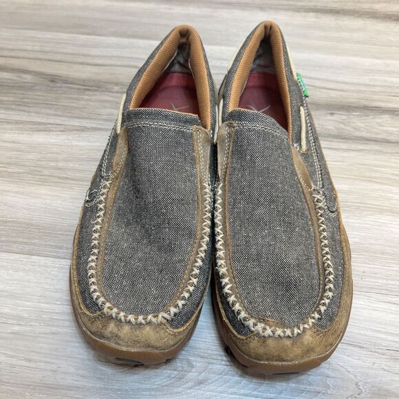 Twisted X Men’s Slip On Loafers Driving Shoes Brown MDMS012 Size 9 M main image 10